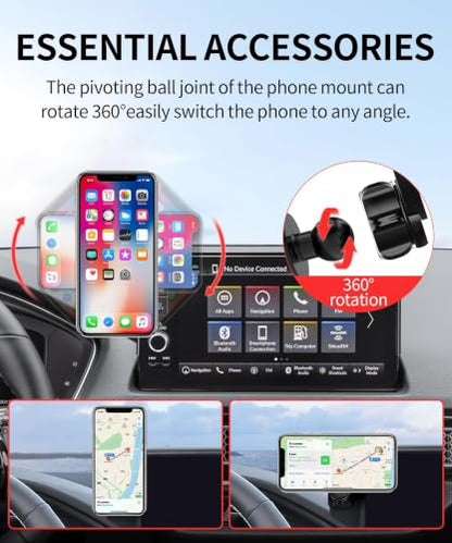 Car Phone Holder for Honda CR-V/HR-V/CRV 2023-2026 Accessories, 7/9" Screen - size: for 23-26 CR-V & 23-26 HR-V (7/9 inch screen only)