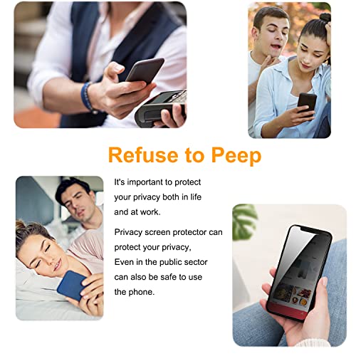 PEHAEL for iPhone 17e/16e/14/13/13 Pro Privacy Screen Protector | 3 Pack, Installation kits, Anti-Spy Private, Anti-Scratch, 9H Tempered Glass, Case Friendly, [6.1 inch]