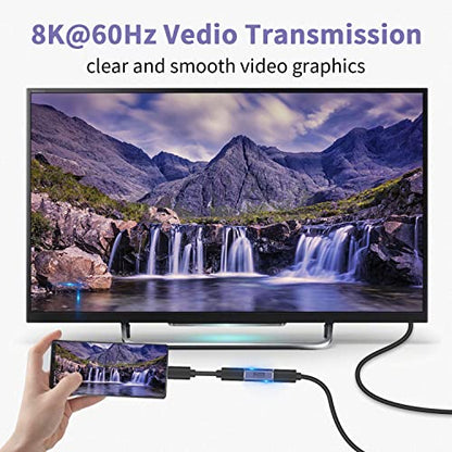 Duttek USB C Extender Adapter, USB C Coupler 40Gbps,100W PD and 8K@60Hz Video Display, Type C to Type C Adapter for Steam Deck, MacBook,Thunderbolt ect (3 Pack) - style: Three Styles USB C Adapter