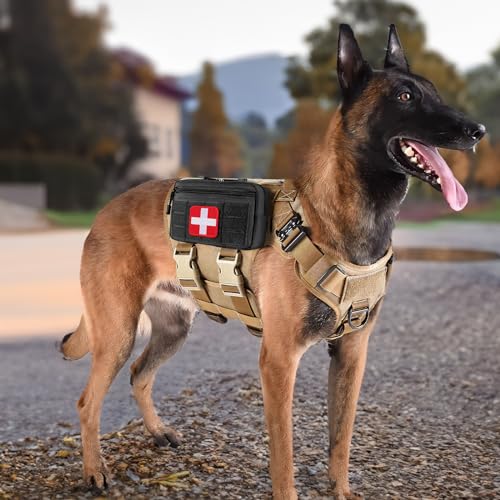 FRTKK Tactical Molle Admin Pouch Utility Laser Cut EDC Tool Pouch Bag Horizontal Modular Pouches Include US Flag Patch and Keychain - color: ACU