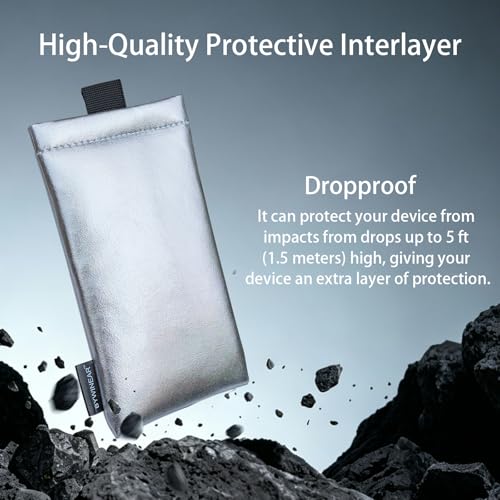 Thermal Phone Case,Prevent OVERHEATING in The Sun, Prevent Lower Temperatures to Extend Battery Life, for iPhone 15Pro/16/16Pro/17/17Pro/Samsung Galaxy and Similar Sized Phones (Silver, Medium) - color: Silver, size: Medium