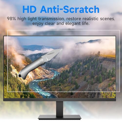 2 Pack 23.8 Inch 1920x1080P Anti Glare Screen Protector, Eye Protection Matte Anti Glare Film & Anti Scratch Screen Protector for 23.8'' with 16:9 Aspect Ratio Widescreen Desktop Monitor - size: 23.8 Inch (Diagonal) - 16:9 Aspect Ratio