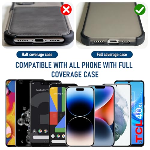 Stainless Steel Phone Tether Tab, Universal Lanyard Patch Compatible with Most Phones & Full Coverage Cases - size: 2Black+2RoseGold