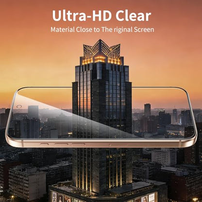 2 Pack 9H+ Tempered Glass Screen Protector for iPhone 16 Pro Max, Military-Grade Shatterproof with Full Edge Coverage & Easy Bubble-Free Installation - size: for iPhone 16 Pro Max