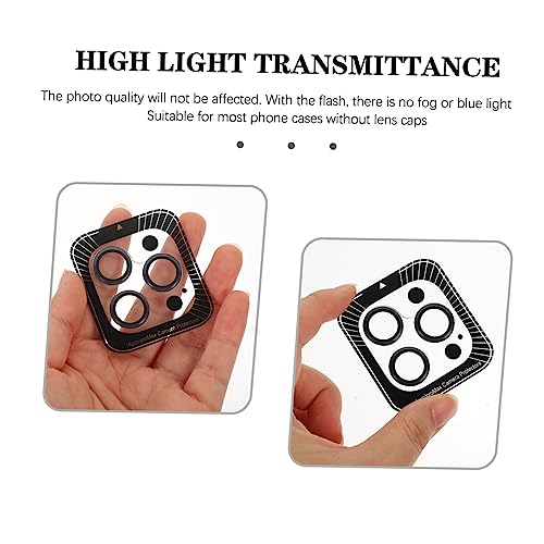 Gatuida Tempered Lens Protector Film for Pro Pro Scratch Resistant Camera Cover High Transparency Mobile Phone Accessories with Dark Purple Finish