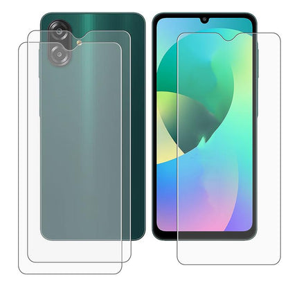 Screen Protector for Samsung Galaxy F07 (6.7")(5 Pack), 9H Hardness Tempered Glass HD Anti-Scratch, Anti-Fingerprint Film Protective for Samsung Galaxy F07 - color: 3 Pcs Film