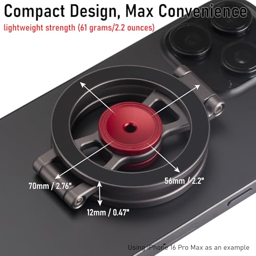 Magnetic Phone Stand & Fidget Spinner Combo for MagSafe iPhone 12‑17