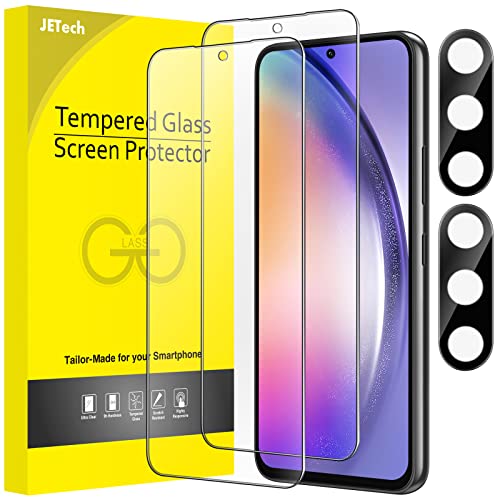 JETech Screen Protector for Galaxy A54, with Camera Lens Protector, 2+2Pack - size: Galaxy A54