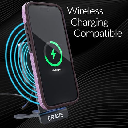 Crave Dual Guard Compatible with iPhone 16 Case, Compatible with MagSafe Shockproof Protection Dual Layer Case for Apple iPhone 16 (6.1") - Lilac - color: Lilac