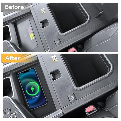 GX 550 Silicone Pad Center Console Wireless Charging Pad Mat for 2024 2025 GX 550 Non-Slip Pad GX550 Liner 2024 2025 GX 550 Accessories GX 550 Center Console Liner[Not for Cool Box Model]