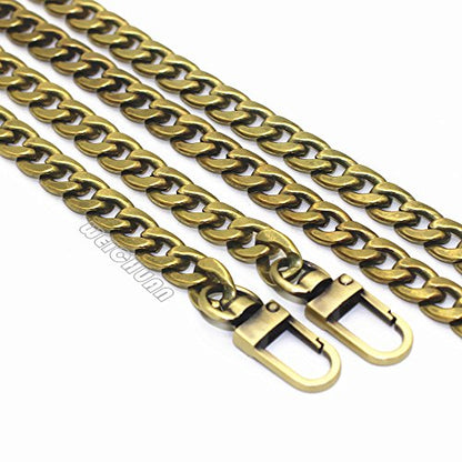 47" Bronze Crossbody Chain Strap for Purse Handbag Shoulder Bag Replacement - color: Bronze