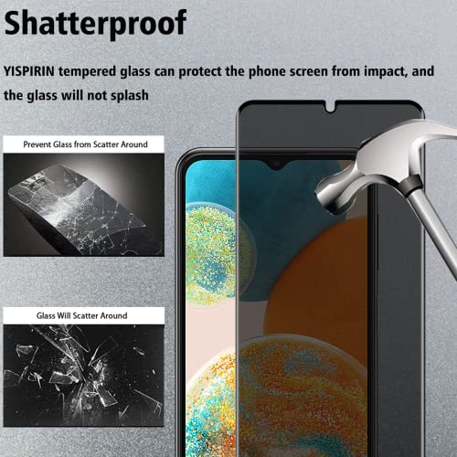 Privacy Screen Protector for Samsung Galaxy A23 + Lens Protector - size: Samsung Galaxy A23 5G