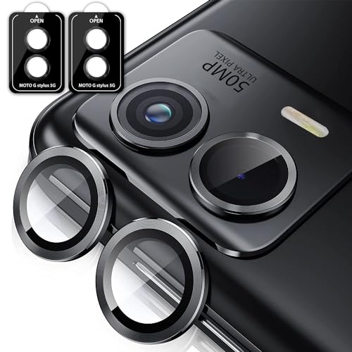 Zeking 2 Pack for Moto G Stylus 5G 2024 Camera Lens Protector - color: Black