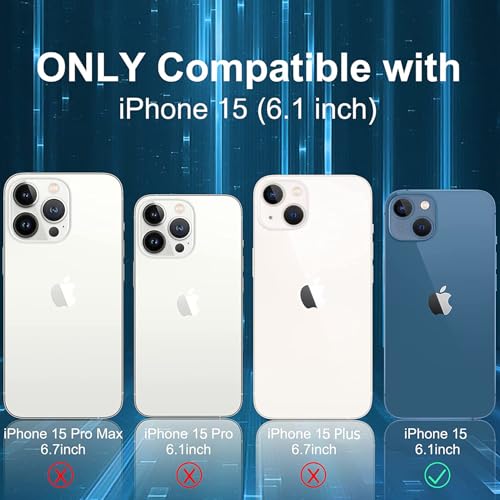 Battery Case for iPhone 15, Upgraded 10000mAh Portable Protective Charging Case with Wireless Charging Compatible with iPhone 15 (6.1 inch) Rechargeable Battery Pack Charger Cover with Carplay (Black) - size: iPhone 15