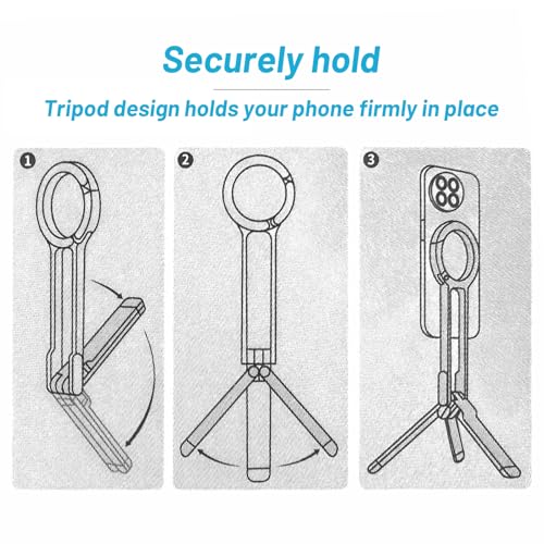 Magnetic Phone Holder, Mini Phone Tripod Portable Stand for Outdoor