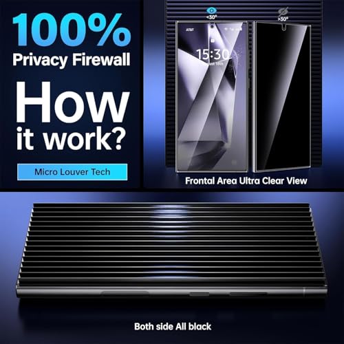 X-it for Samsung Galaxy S24 Ultra Privacy Screen Protector, 2-Pack - size: S24 Ultra-2pcs