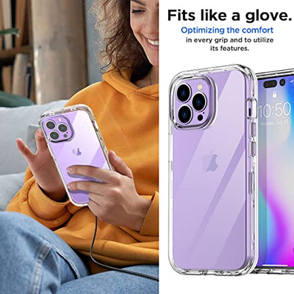 AICase for iPhone 14 Pro Max Clear Case(6.7"),Heavy Duty Drop Protection Full Body Rugged Shockproof/Dust Proof 3-Layer Military Protective Tough Durable for iPhone 14 Pro Max - color: Clear
