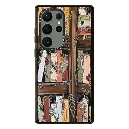 CASETiFY for Galaxy S23 Ultra Case - Impact | 8.2 ft. Drop Protection | Bookshelf Garden by KT's Canvases | Black - color: Bookshelf Garden, size: Galaxy S23 Ultra (6.8")