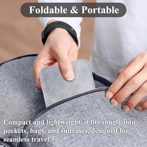 Airplane Travel Essentials for Flying Flex Flap Cell Phone Holder & Flexible Tablet Stand for Desk, Bed, Treadmill, Home & in-Flight Airplane Travel Accessories(1-Crazy Blue) - color: 1-Crazy Blue