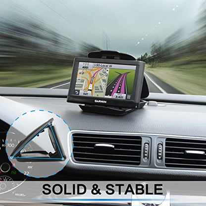 1Zero GPS Dash Mount [Matte Black Dock] for Garmin Nuvi Drive Dezl, Tomtom