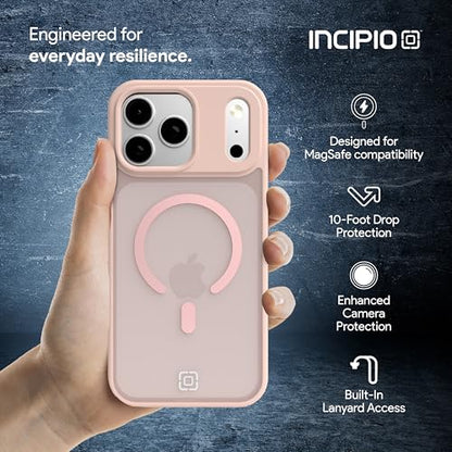 Incipio - Fog iPhone 17 Pro Max, Magsafe Compatible Phone Case, 10ft Drop Tested, Ultra Durable & Shock Absorbing, Scratch Resistant & Slim Profile (Pink) - color: Pink, size: iPhone 17 Pro Max