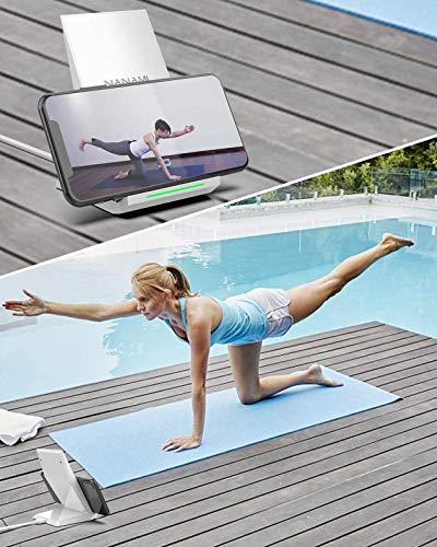 NANAMI Fast Wireless Charger - Charging Stand 7.5W Compatible with iPhone 18 Pro/18 Pro Max/17/17 Pro/17 Pro Max/16/15/14/13/12, 10W Phone Charger Dock for Samsung Galaxy S26/S26+/S25/S24/S23/S22 - color: Elegant White