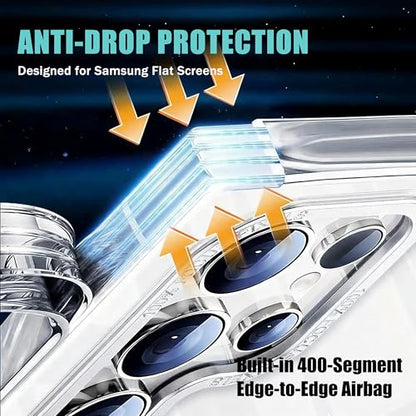 Shockproof for Samsung Galaxy S26+ Case, [Non-Yellowing] [12 FT Military-Grade Drop Protection] Transparent Slim Case for Samsung Galaxy S26+, Crystal Clear, Hard - color: S26 + Clear