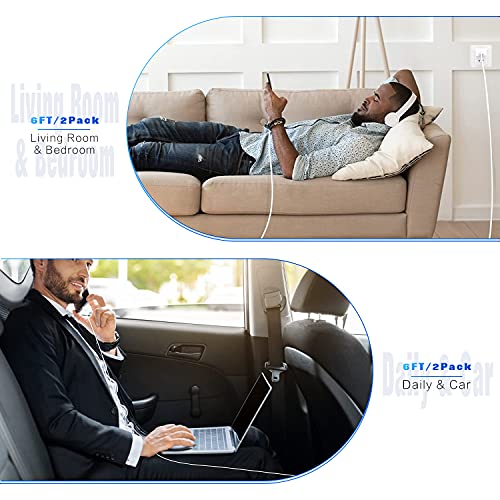 iPhone Charger Lightning Cable,2 Pack Apple MFi Certified for iPhone 14 - size: 2Pack 6FT