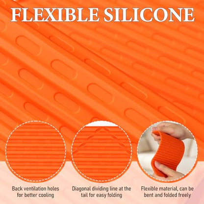 Portable Foldable Silicone Aluminum Phone Holder, Upgrade Flexible Silicone Phone Stand, Adjustable Anti-Slip Desktop Mount for Home Office Travel, Folded into Any Shape (Black) - color: Black