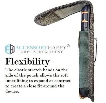 AH Heavy Duty Cell Phone Holster, Hunting Camo Phone Pouch Carrier S5 Belt Clip Phone Belt Holder with Loops Belt Clips for Holsters Fits iPhone 6 7 8 11 Galaxy S8 S9 S10 w/Thick Case (Medium) - color: CAMO, size: MEDIUM CAMO