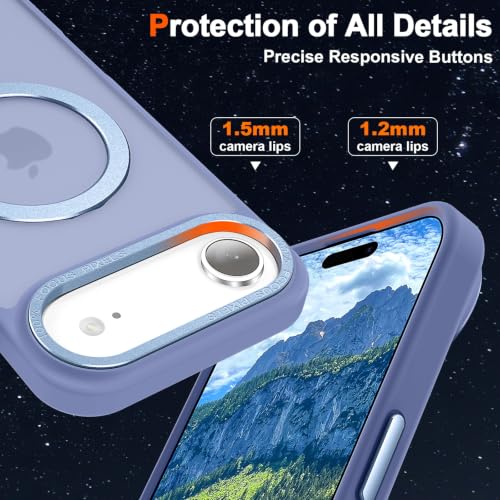 Magnetic for iPhone Air Case with Ring Stand, Sierra Blue - color: Sierra Blue, size: Iphone Air 6.5 inches
