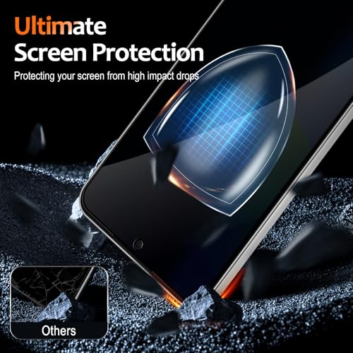 2 Pack Privacy Screen Protector for Samsung Galaxy A37, Tempered Glass Film full Coverage Anti Scratch, Anti-Spy, 9H Hardness, Bubble Free for Samsung Galaxy A37 Privacy Screen Protector - size: Samsung Galaxy A37