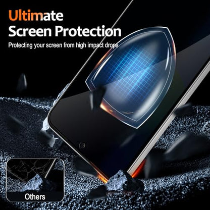 2 Pack Privacy Screen Protector for Samsung Galaxy A37, Tempered Glass Film full Coverage Anti Scratch, Anti-Spy, 9H Hardness, Bubble Free for Samsung Galaxy A37 Privacy Screen Protector - size: Samsung Galaxy A37