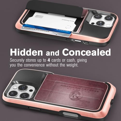 VENA vCommuteX for iPhone 16 Pro Max Wallet Case, Red - color: MagSafe Compatible - Red, size: iPhone 16 Pro Max