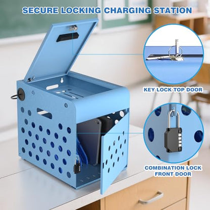 POCHAR 8-Unit Charging Cabinet for Chromebooks & Tablets Up to 14" Screens - size: 8 Chromebooks/Laptops