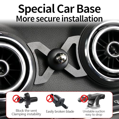 Car Magnetic Phone Mount for Audi A3 S3 RS3 2014 2015 2016 2017 2018 2019 2020 Auto Interior Accessories Best Cellphone Holder Fast 15W Wireless Charger Cell Phones Charging Screen Stand