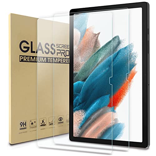 WD&CD 2 Pack Screen Protector Compatible with Samsung Galaxy Tab A8 10.5 2021, Tempered Glass Film Replacement for Galaxy Tab A8 10.5 2021【Anti Scratch 】【Anti Bubble】【High Definition】 - color: Samsung Galaxy Tab A8 10.5" (2021)