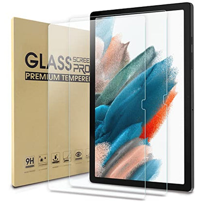 WD&CD 2 Pack Screen Protector Compatible with Samsung Galaxy Tab A8 10.5 2021, Tempered Glass Film Replacement for Galaxy Tab A8 10.5 2021【Anti Scratch 】【Anti Bubble】【High Definition】 - color: Samsung Galaxy Tab A8 10.5" (2021)