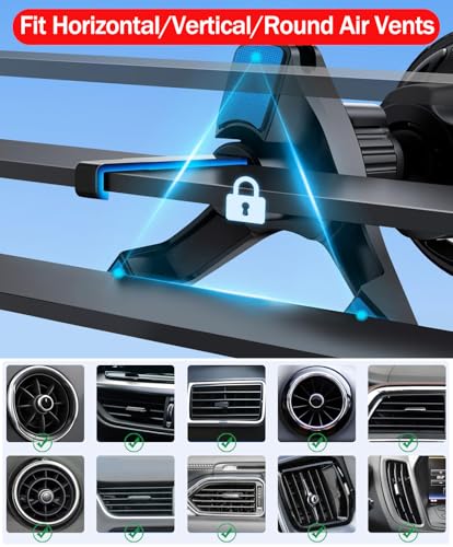 Car Phone Mount for 2016-2024 Chevy Silverado 1500/2022 1500 Limited/ 2015-2024 Silverado 2500 3500HD, for MagSafe Magnetic Air Vent Phone Holder Accessories