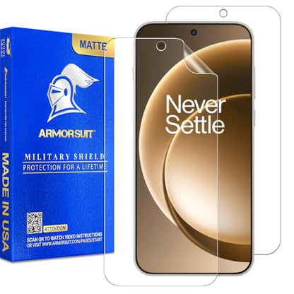 ArmorSuit 2 Pack Paper-Feel Texture Screen Protector for OnePlus 15 (6.8 Inch, 2026) Case Friendly MilitaryShield Matte Film - Made in USA