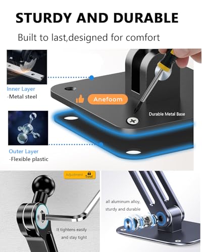 ipad Wall Mount Holder, Heavy Duty Aluminium Extendable Tablet Wall Mount