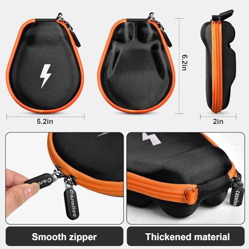 Headphones Case Compatible with SHOKZ OpenRun Pro 2/1/Mini, OpenRun Standard/Mini, OpenMove, OpenSwim Pro, OpenSwim, Open-Ear Bone Conduction Sport Headphones, Case Only - color: Black