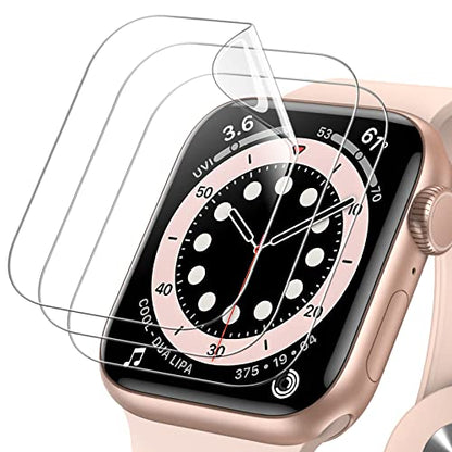 JETech TPU Screen Protector for Apple Watch SE 3/2/1, Series 6/5/4 44mm - size: Apple Watch SE 3/2/1 / Series 6 5 4 44mm