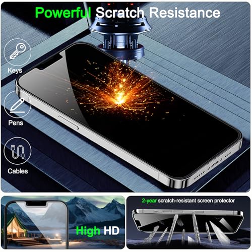 1 Pack for iPhone 14 Plus Privacy Screen Protector, Anti Spy Private Tempered Glass Film, 9H Hardness, Case Friendly - size: iPhone 14 Plus 6.7 Inch