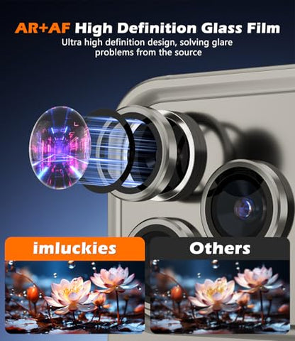 imluckies Camera Lens Protector for iPhone 17 Pro/iPhone 17 Pro Max - color: Gray