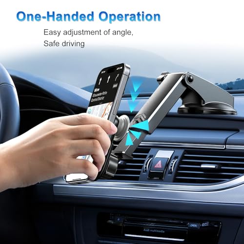 for Pop Socket Car Mount, Suction Cup Socket Grip Holder for Car with Strong 3M Sticky Adhesive, Dashboard Windshield Car Phone Holder Works for Popsocket, Fits All Smartphones with Pop Grip - style: Suction Cup