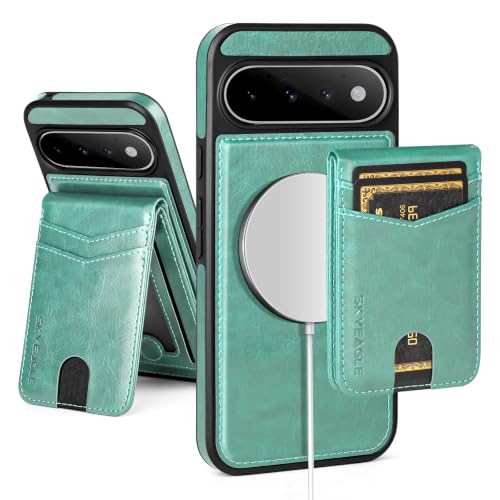 SkyEagle for MagSafe Google Pixel 11 Pro XL Wallet Case,Blue Green - color: Blue Green, size: Google Pixel 11 Pro XL - 6.8"