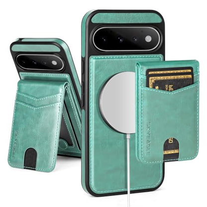 SkyEagle for MagSafe Google Pixel 11 Pro XL Wallet Case,Blue Green - color: Blue Green, size: Google Pixel 11 Pro XL - 6.8"