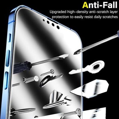 360 Degree Privacy Screen Protector for iPhone 17e/16e/14/13/13 Pro - color: Black-iPhone 17e/16e