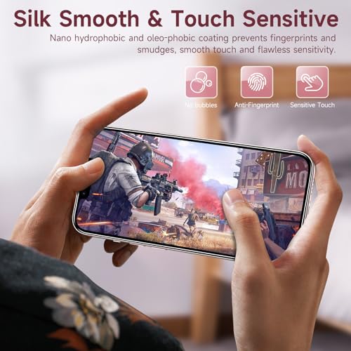 Fotbor for [3 Pack] iPhone 16e/13/13 Pro/14 Screen Protector Glass, 9H Tempered Glass Case Friendly HD Film Accessories iPhone 16e 13 13Pro 14 6.1" - size: iPhone 16e/13/13 Pro/14 - 6.1 inch
